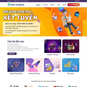 Theme wordpress bán khóa học đẹp
