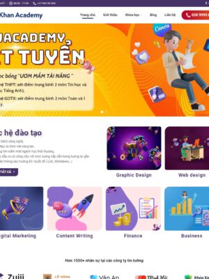 Theme wordpress bán khóa học đẹp