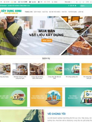 Theme wordpress xây dựng