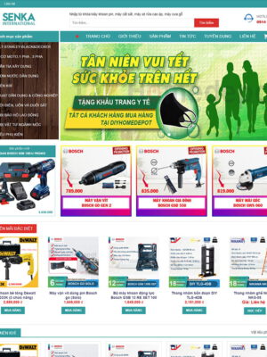 Theme wordpress xây dựng 04
