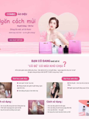 Theme WordPress Landing page xịt thơm