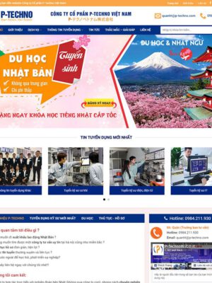 theme wordpress xuất khẩu lao động