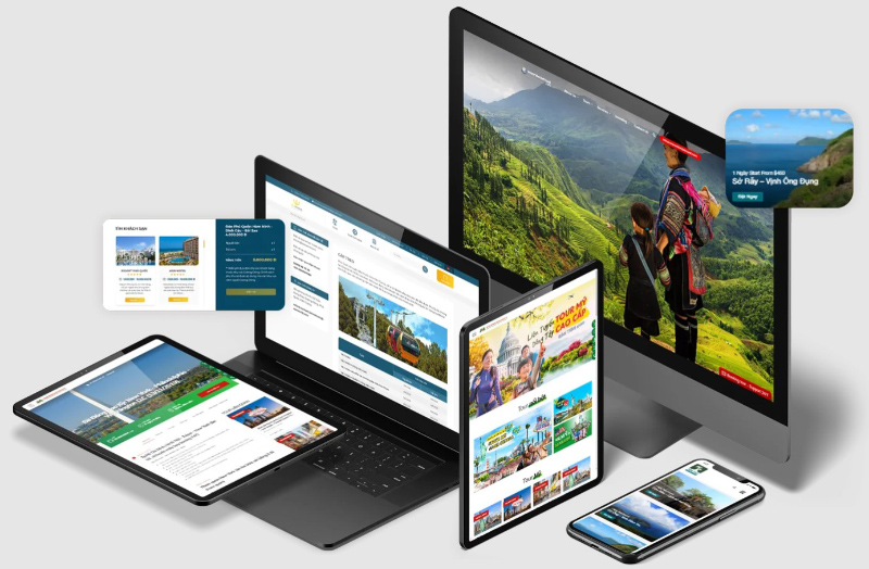 Thiết kế website du lịch – Gợi mở xu hướng, bí quyết thành công và cách tối ưu trải nghiệm khách hàng