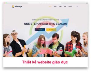 thiết kế website giáo dục