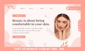 thiết kế website thẩm mỹ viện - spa
