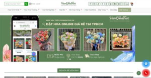 thiết kế website bán hoa tươi