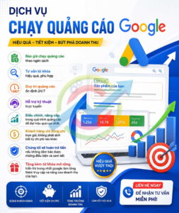 dịch vụ chạy quảng cáo google