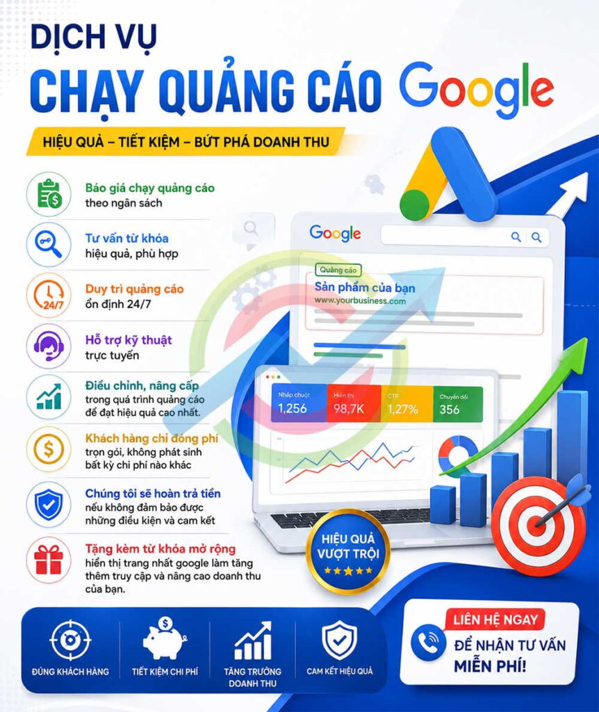 dịch vụ chạy quảng cáo google