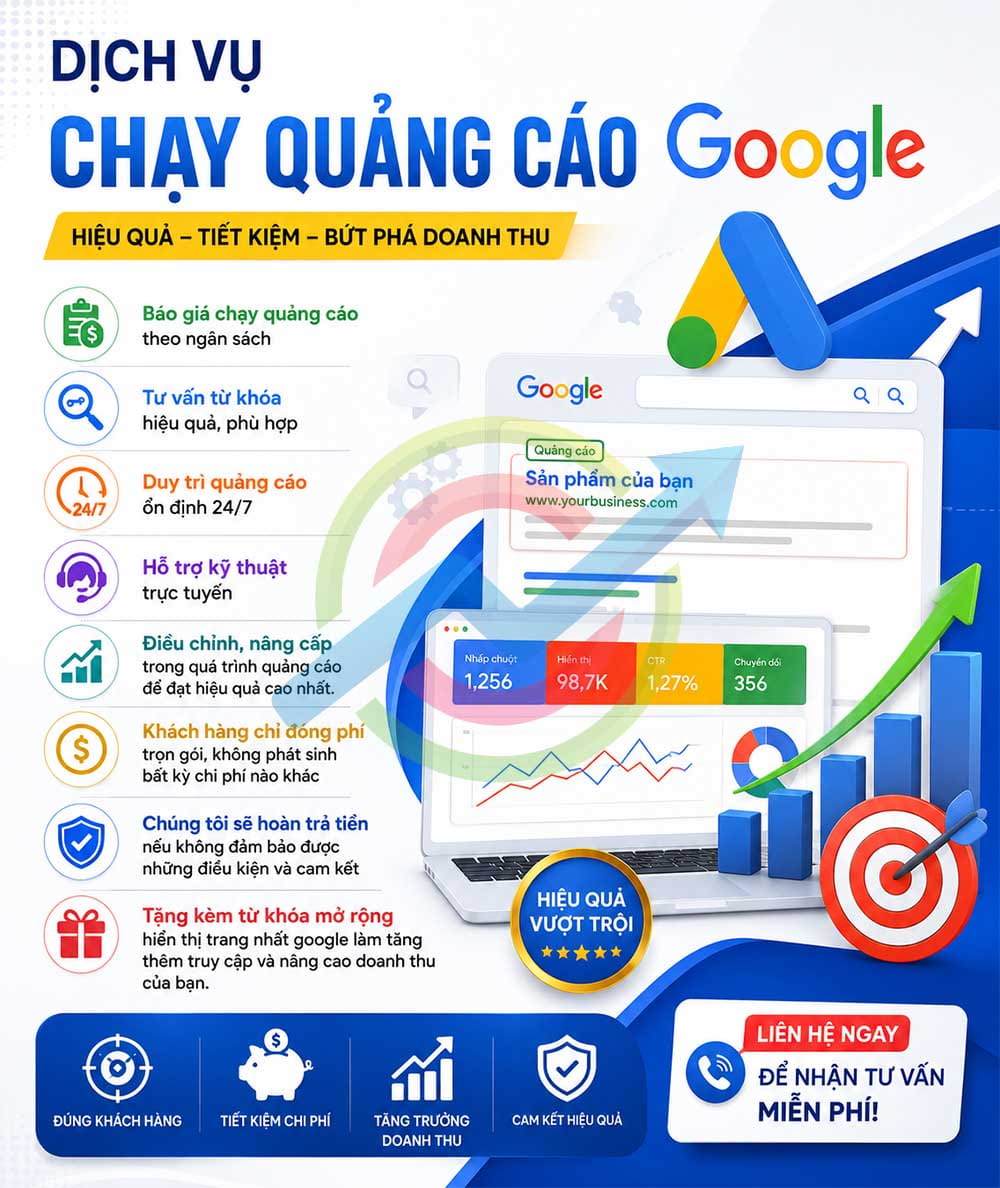 dịch vụ chạy quảng cáo google